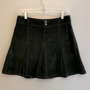 Athleta Whenever Cord Skirt DK Forest Green‎ Size 4P